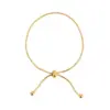 Real Gold Plated Solid Color 304 Stainless Steel Simple Style Waterproof Non Tarnish Bracelets