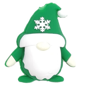 Christmas gnome [silicone beads] green
