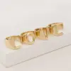 Fashion New Style Copper 26 English Letter Ring