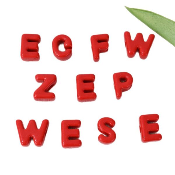 oly-39c3d89d70bdf8d6be82530287482f81 Wholesale Acrylic Colorful Letter Beads DIY Jewelry Accessories