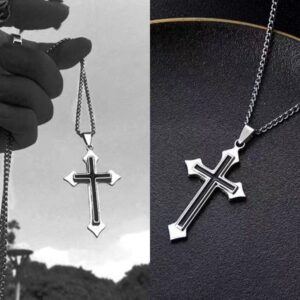 Wholesale Cross Necklace Men and Women ins Cole Trendy Didi Pendant Personalized Student Hip-Hop Men's Aessories Trendy