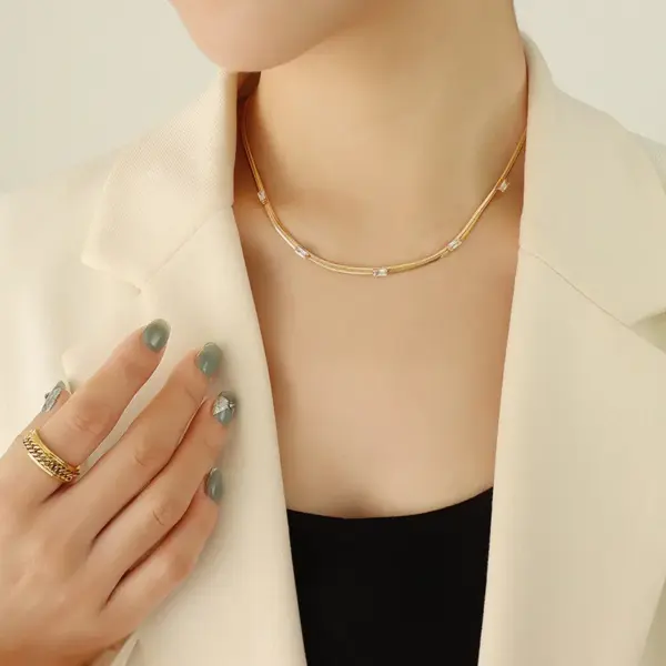 oly-39da1c569b65c0e8c6612ba3641a428c Wholesale PVD Coated 18K Gold Plated 18K Gold 304 Stainless Steel Fashion