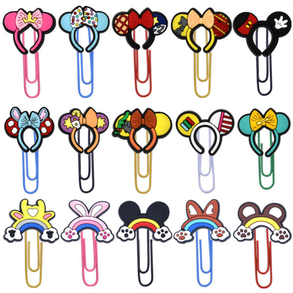 Wholesale Random 50pcs Creative Gift Student Paper Clip Bookmark OLY Exclusive