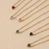 Wholesale Ion Plating (IP) 18K Gold Plated Heart Shape 304 Stainless Steel Sweet Simple Style Commute Waterproof Non Tarnish 304 Stainless Steel Necklace