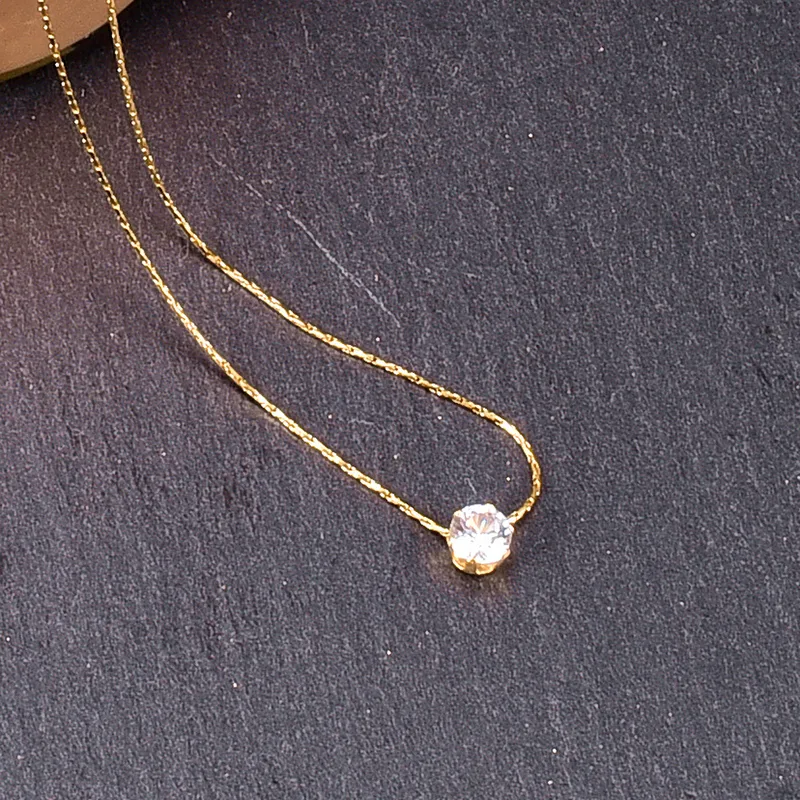 Wholesale PVD Coated Real Gold Plated 18K Gold Rose Gold Plated Heart 304 Stainless Steel Titanium Steel Cute Luxurious Wedding Waterproof Non Tarnish