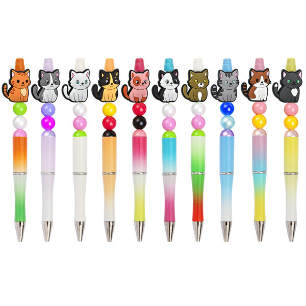 oly-3a0712863f9657d43ca82eb1fd8859b9 Wholesale Cute Cartoon Cat PVC Beads