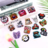 Wholesale New loose powder cross-border cartoon Halloween cute jewelry acrylic pins adorable DIY patch accessories