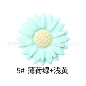 5# mint green light yellow / 20mm