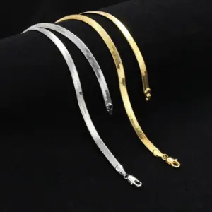 Wholesale Fashion Solid Color Stainless Steel Necklace Stainless Steel Necklaces