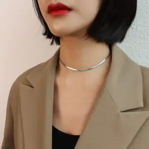 P559 30 + 8cm Necklace / Steel Color