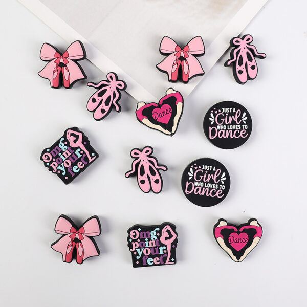 oly-3a390007191ab731f60c7634e2356867 Wholesale Pink ballet silicone beads