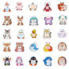Wholesale 56PCS/PACK Cartoon Animal Motivational Text Stickers