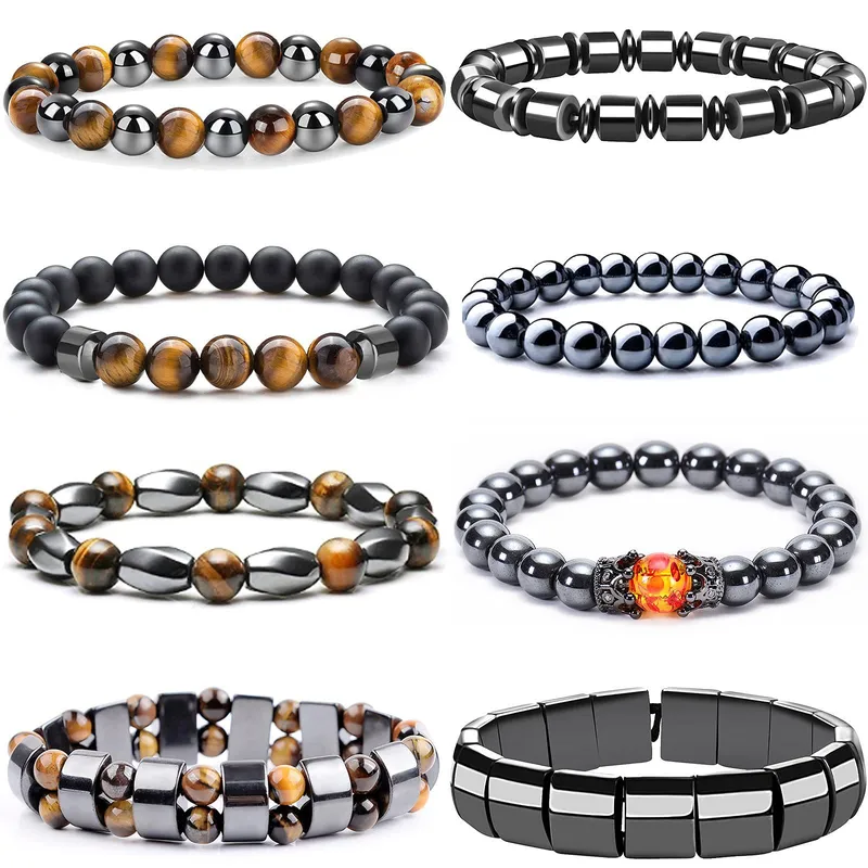 Wholesale Casual Multicolor Natural Stone Beaded Handmade Bracelets