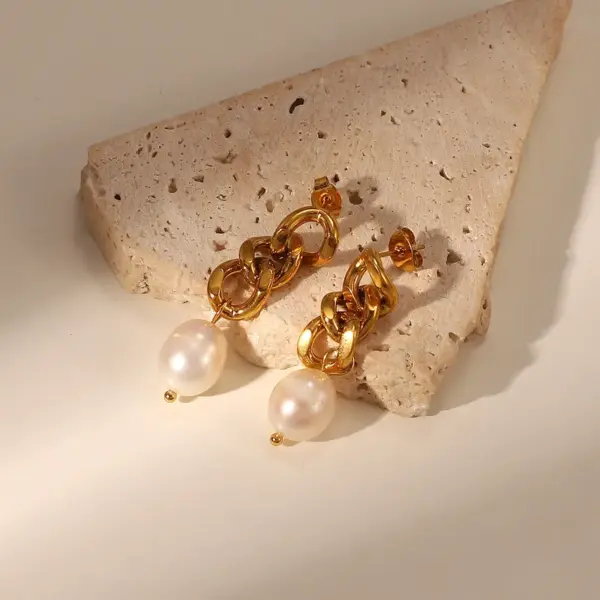 Wholesale Plating Stainless Steel No Inlaid Earrings