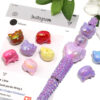 Wholesale Cute Cartoon Cat Head Through-Hole High-Gloss Beads OLY Exclusive