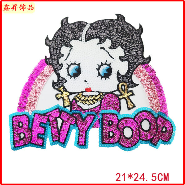Wholesale Cross-Border fashion personality beauty embroidered cloth stickers coat decorations can be hot stickers pants accessories patch manufacturers direct supply