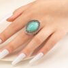 Wholesale Bohemian Vintage Turquoise Ring