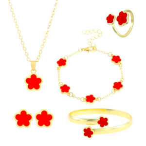 02 14K gold rose red 10525