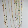 Wholesale 18K Gold Plated 304 Stainless Steel Geometric Enamel Necklace