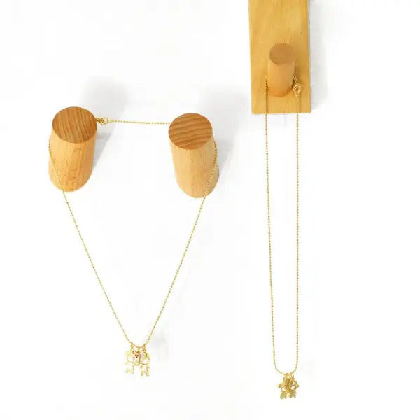 Wholesale Cross-border Hot-selling Couple Pendant Copper Necklaces