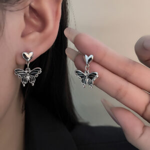 E1143-8 silver butterfly