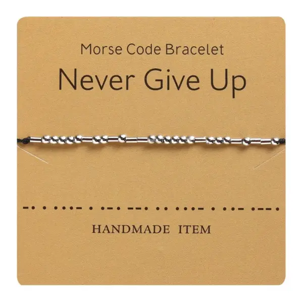 Simple Style Letter Copper Knitting Bracelets 1 Piece