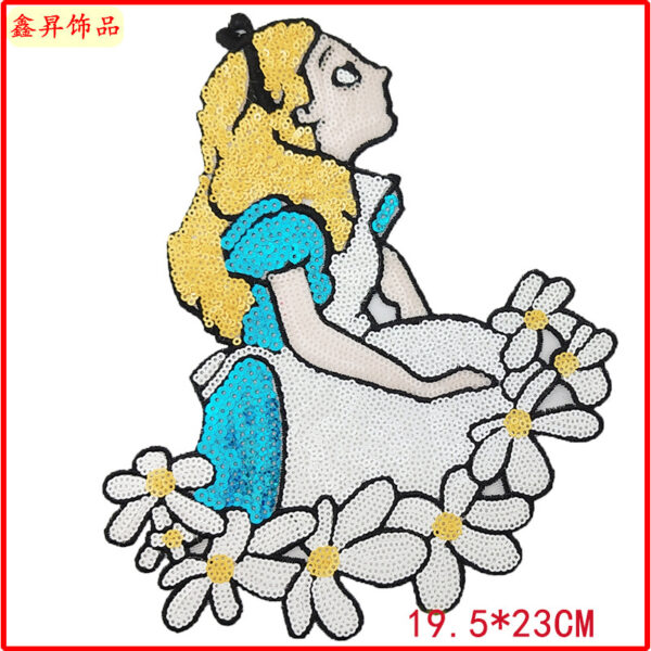 Wholesale Cross-Border fashion personality beauty embroidered cloth stickers coat decorations can be hot stickers pants accessories patch manufacturers direct supply