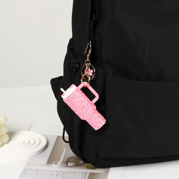 Wholesale Cross-border mini ice bar key chain new key chain pendant mother's day key chain can put lipstick backpack pendant