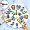Wholesale Cartoon Animal Series PVC Soft Rubber 3D Beads