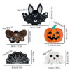 Wholesale Cross-Border Halloween Funny Pumpkin Clip Butterfly Skull Hairpin Back of Head Hair Bat Ponytail Clip Hair Accessory