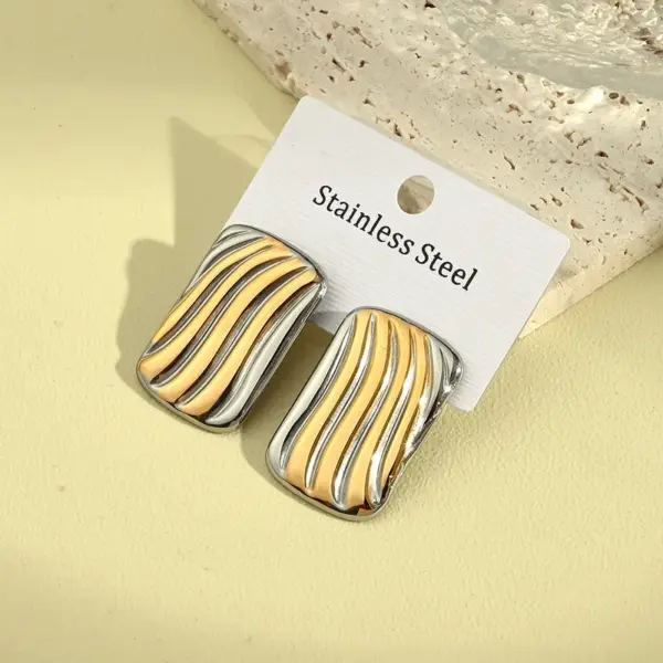 Wholesale PVD Coated Real Gold Plated 18K Gold Starfish Coral Shell 304 Stainless Steel Casual Elegant Vintage Style Waterproof Non Tarnish Earrings