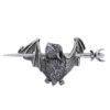 Wholesale European and American New Retro Ancient Silver Flying Dragon Dragonfly Hairpin Hairpin Women's Accessories Medieval Style Cross-Border Women's Hot-Selling Jewelry