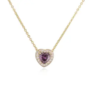 Golden Deep Purple Diamond