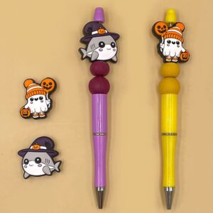 oly-3adf649a528c523c973cf6e5730ae423 Wholesale Food-grade silicone Halloween epoxy ghost pumpkin beaded baby teether focus beads available for wholesale.