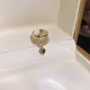 Wholesale Fashion Heart Shape Copper Ear Clips Inlay Zircon Copper Earrings 1 Pair