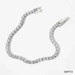 Sap772 Platinum + White Zirconium