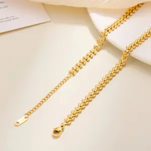 Wheat Chain Bracelet / Gold