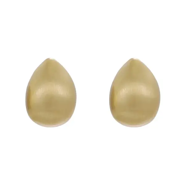 1 Pair Ig Style Solid Color Copper White Gold Plated Gold Plated Ear Studs