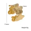oly-3b063f3af42b32bc7f2c72eaa74502ca Wholesale PVD Coated Real Gold Plated 18K Gold Flower 304 Stainless Steel IG Style Pastoral Simple Style Waterproof Non Tarnish Open Rings