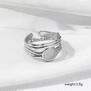 Silver / One Size / Hollow Dot Opening