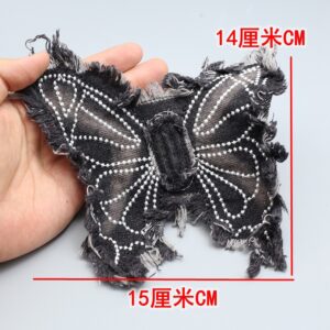 Supplement 399 black and gray butterfly