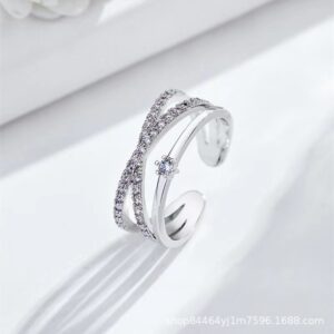 Silver a034 / Adjustable opening
