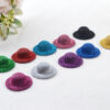 Wholesale Mobile phone pendant small hat accessories shoes and clothing perfume seat decorative hat Doll hat toy small hat accessories 4CM fine color