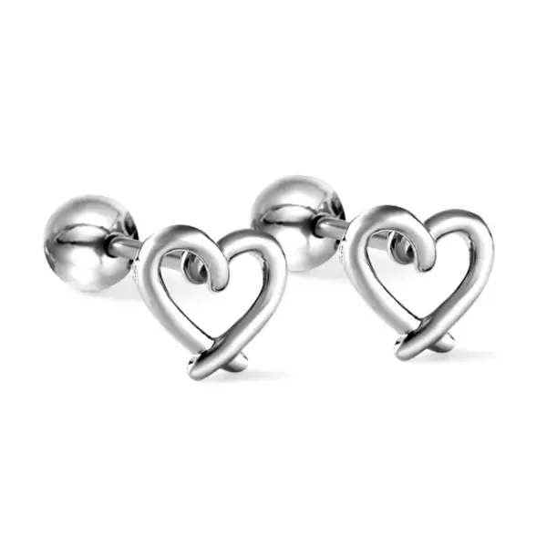 1 Pair Simple Style Solid Color Inlay Stainless Steel Rhinestones Ear Studs