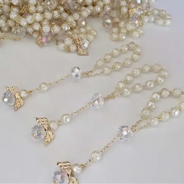 Simple Style Cross Imitation Pearl Wholesale Beaded Bracelets