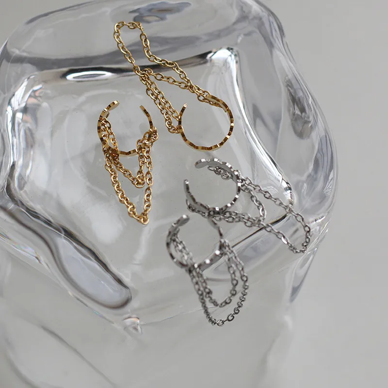 Wholesale PVD Coated Real Gold Plated 18K Gold 304 Stainless Steel Fashion Waterproof Non Tarnish Earrings
