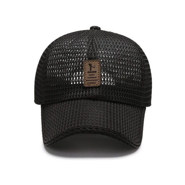 Wholesale Hat Men's Summer 2025 New Gauze Sun Visor Trendy Fishing Baseball Mesh Hat Breathable Peaked Cap for Women