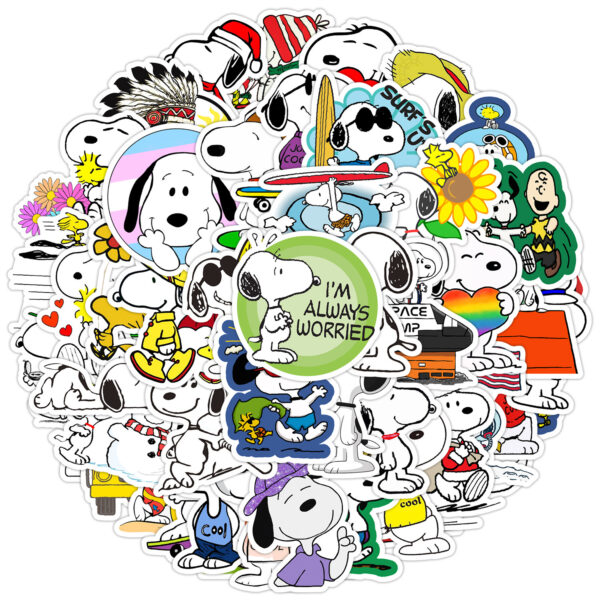 oly-3b68e2443eb70fd01ecbb889f9e11cc2 Wholesale 50 cartoon animal notebook graffiti decorative stickers waterproof handbook stickers