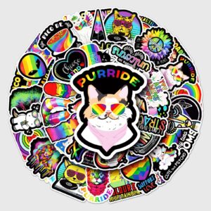 oly-3b758f37fb962f20cf3b68935d23b094 Wholesale 50 personalized DIY color rainbow graffiti cross-border ins wind laptop luggage decoration stickers