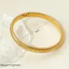 Wholesale Ion Plating (IP) Real Gold Plated Geometric 304 Stainless Steel Elegant Hip-Hop Streetwear Waterproof Non Tarnish 304 Stainless Steel Wristband